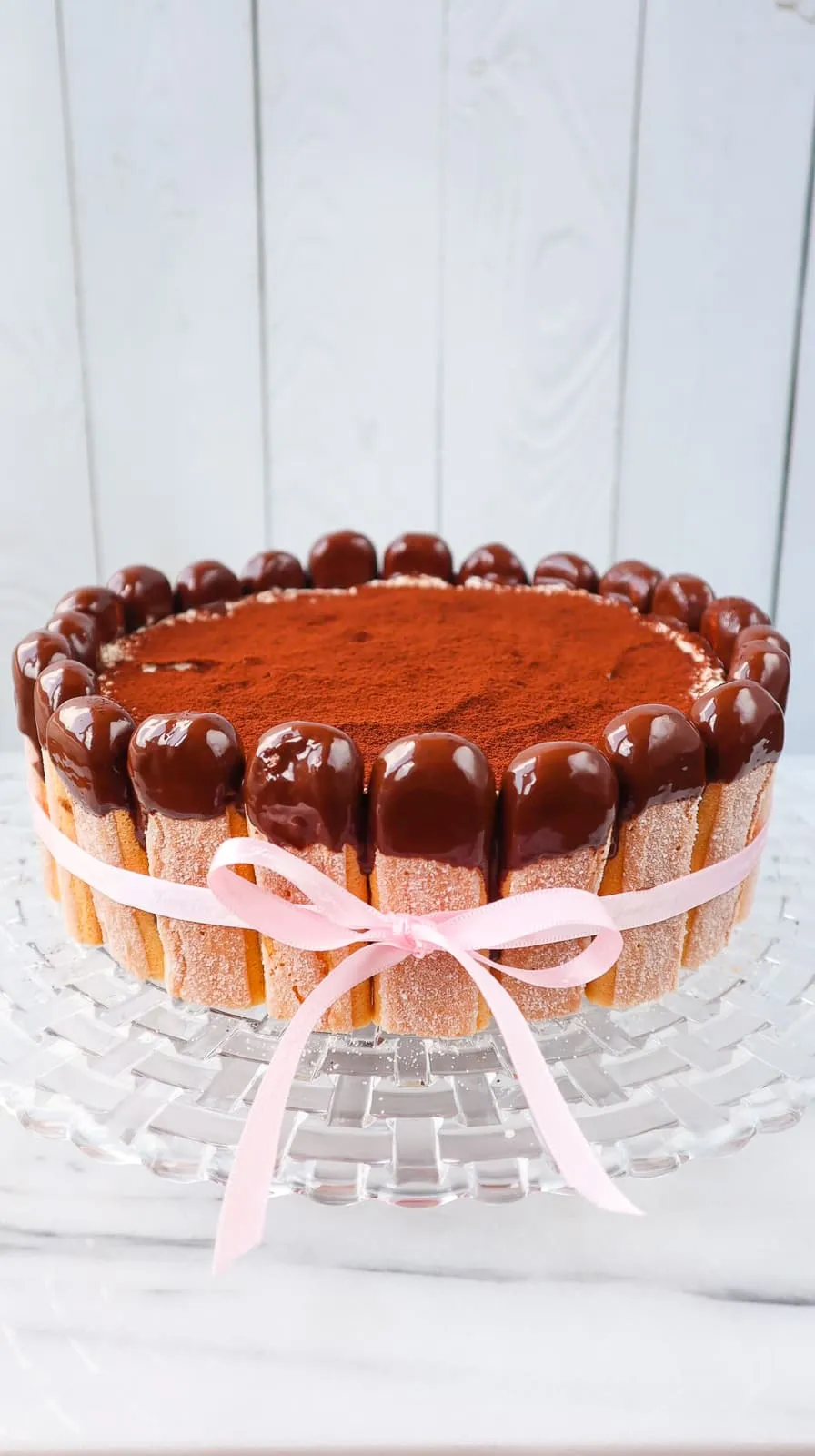 How to make tiramisu charlotte cake