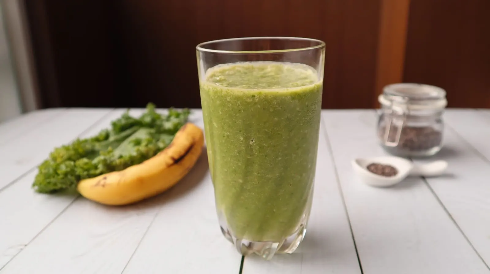 Adding leafy greens to smoothies is delicious and healthy.