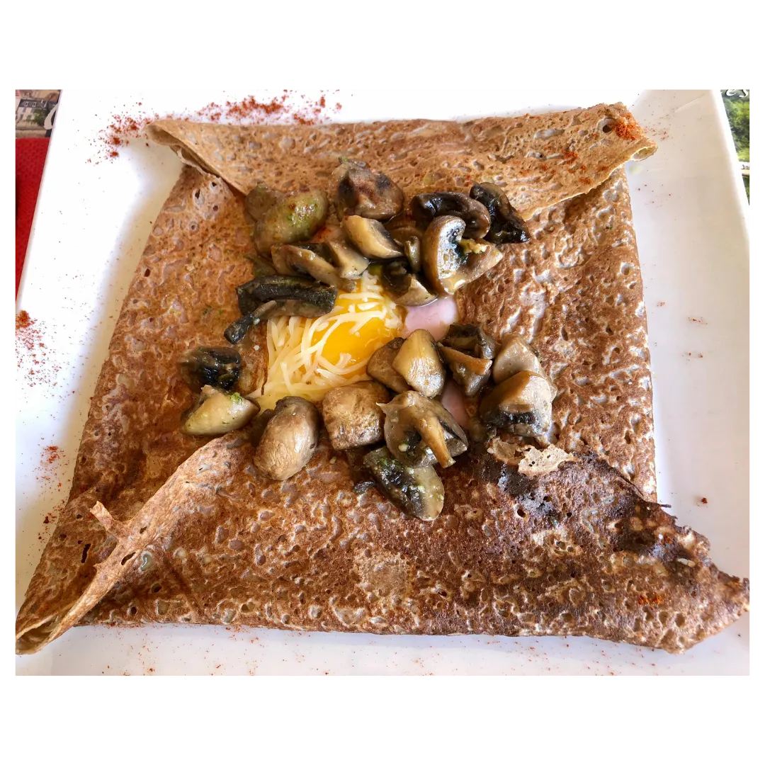 French savory galette (egg)